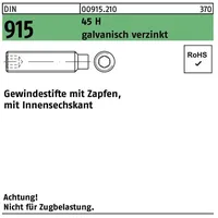 Industrial Quality Supplies DIN 915/ISO 4028 Gewindestift VG M12x80