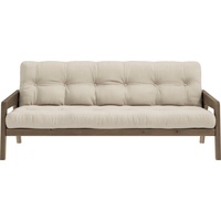 Karup Design Schlafsofa »Grab«, Mit Holzstruktur, inkl. Futonmatratze, Liegefläche