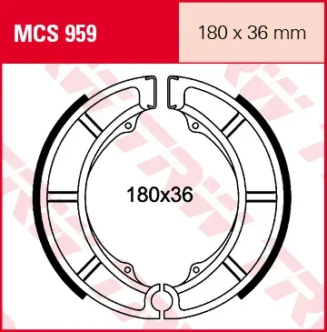 TRW Lucas Brake schoenen MCS959