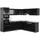 Vicco Winkelküche R-Line L-Form 237 cm Schwarz Hochglanz