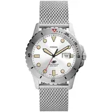 Fossil Herrenuhr FS5948 Edelstahl Mesh