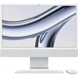 Apple iMac 2023 24.0 Retina M3 8-Core CPU 10-Core GPU 16GB RAM 1TB SSD Mouse + Keyboard mit TouchID und Ziffernblock - BTO MQRJ3D/A silber