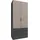 WIMEX Falttürenschrank Oxford 100 x 236 x 58 cm Grau