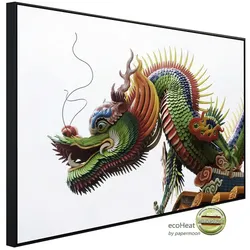 papermoon Infrarotheizung »EcoHeat - Chinesischer Drache«, Matt-Effekt - bunt