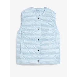 bonprix Leichte Daunenweste mit recycelten Daunen, blau, 50, Daunen
