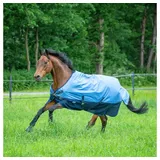 BUSSE Pferde-Regendecke Busse Outdoordecke 3D Air Rain 0g - eisblau (navy) 130 cm