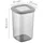 hermiaconcept Vorratsdosenset anthrazit 10 x 10 x 16,5 cm 1,2 l 12-teilig