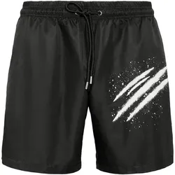 PLEIN SPORT Herren Unterhose Badehose, Schwarz, L