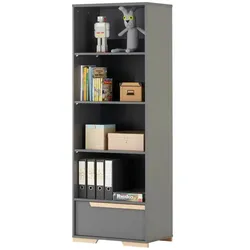 Standregal   ¦ grau ¦ Maße (cm): B: 70,5 H: 195 T: 45.0