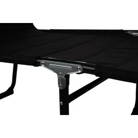 Lex XXL Sonnenliege 200 x 70 x 45 cm Schwarz