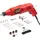Meister Craft Hand Schleifmaschine 135W ohne Akku + 31-teiliges Zubehör-Set
