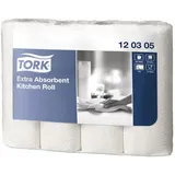 Tork 120305 extra-saugfähige Küchenrolle Premium 3-lagig | Karton (48 Rollen)