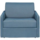 Vente-unique Schlafsessel Calife Blau 104 cm