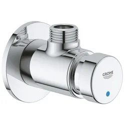 Grohe Euroeco CT Selbstschluss-Brauseventil, Aufputz-Montage, ohne Mischung, Markierung Blau/Rot, Chrom 36267000