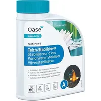 OASE AquaActiv OptiPond 500 ml - Teichstabilisierer, Wasserstabilisator, Wasseraufbereiter für Gartenteich Fischteich Koiteich Schwimmteich, ganzjährig einsetzbar