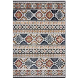 Flair Rugs Teppich Aster, rechteckig, Höhe: 2 mm, Outdoor geeignet, Hoch-Tief Effekt bunt 120 cm x 170 cm x 2 mm