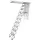 Roto Frank Treppen GmbH Scherentreppe Elektro bis 279 cm 120x70 cm Aluminium/Kunststoff