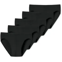 SCHIESSER Uncover Cotton Minislip schwarz M 5er Pack