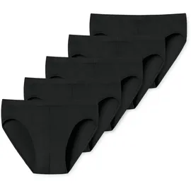SCHIESSER Uncover Cotton Minislip schwarz M 5er Pack