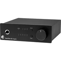 Pro-Ject Head Box S2 Digital Mikro High End Kopfhörerverstärker (Head Box S2 Digital, Schwarz)