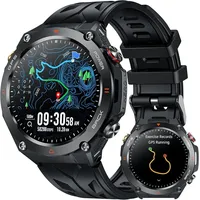 Smartwatch, Smart Watch Herren, Fitnessuhr, Armbanduhr, Fitness Tracker, mit Telefonfunktion, Schlafmonitor Herzfrequenz Blutdruck Schrittzähler
