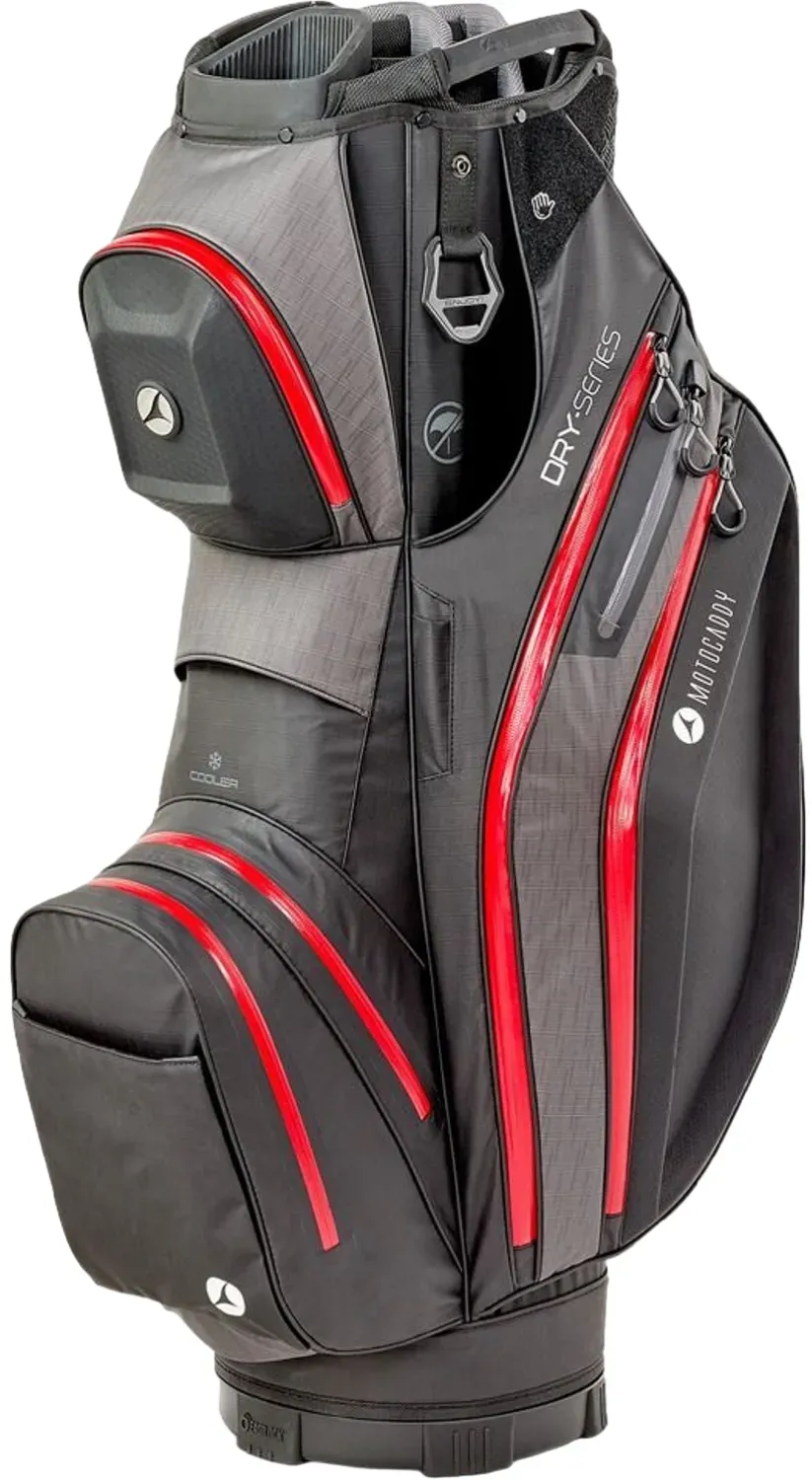 Motocaddy Cartbag Dry-Series, schwarz/rot