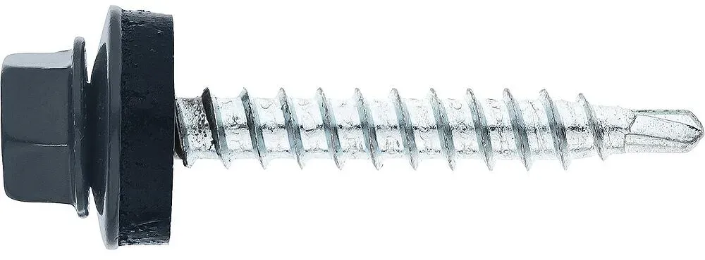 Fassadenschraube MFI Twistec® Colorhead 4,8X35 RAL 7016 VPE: 100 verarb. mit Steckschlüssel 451M8P