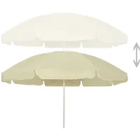 VidaXL Strandschirm Sandgelb 240 cm