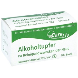 Alkoholtupfer 3x6cm steril mit Isopropylalkohol