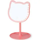 Legami - Schminkspiegel mit Licht - You Look Purrfect! - Schminkspiegel in Katzenform, Helligkeit und Neigung verstellbar, doppelte Stromversorgung...