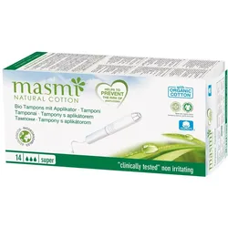 BIO Tampons Super m.Applik.100% Bio-Baum 14 St