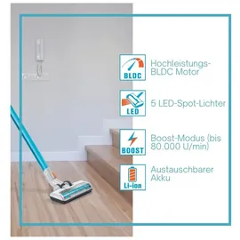 Genius Invictus X7 Set Akku-Handstaubsauger-Set, 13-tlg. (A28015)