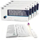 Anbio 5x Stück Corona Schnelltest Selbsttest COVID-19 Antigen-Schnelltestkit zur Eigenanwendung Testkassete Probentupfer Antigenextrakt