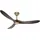 CasaFan Eco Genuino 152 cm MG-NB Deckenventilator nussbaum/gold
