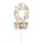 Folat Cozy Sprinkles Kuchen Kerze 7 cm mehrfarbig