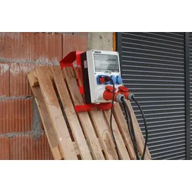 Doktorvolt Baustromverteiler mit Ständer und Kabel Stromverteiler SET-S/FI 32A 16A 4x230V Doktorvolt