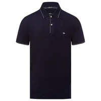 Fynch Hatton Modern Fit Premium Cotton Kurzarm-poloshirt - Navy
