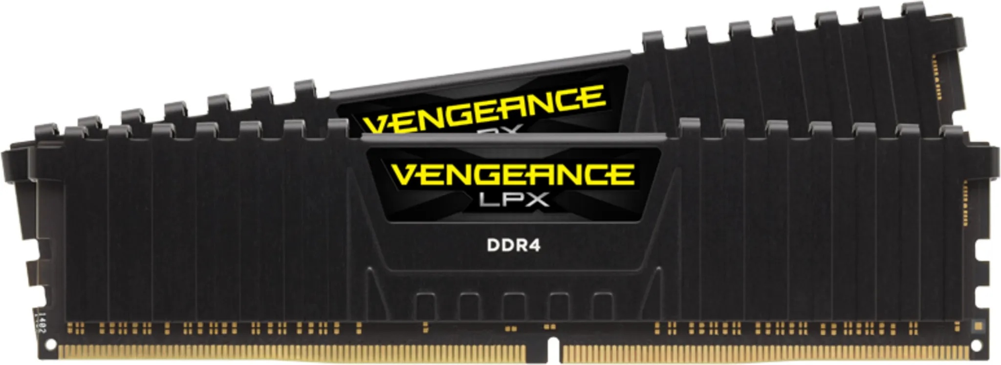 Corsair Vengeance LPX (2 x 8GB, 3200 MHz, DDR4-RAM, DIMM), RAM, Schwarz