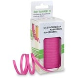 PRÄSENT Geschenkband COTTONFIELD matt pink 5,0 mm x 100,0 m