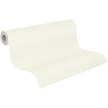 A.S. Création Vliestapete Blooming Uni Weiß FSC®