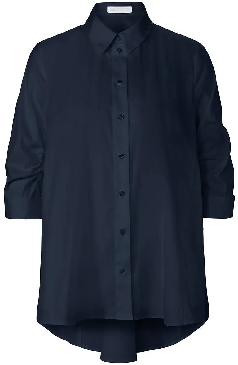 Bluse in A-Linie St. Emile blau, 46