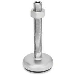31-100-M16-200-B1-UK Edelstahl-Stellfüße, mit Gummiauflage