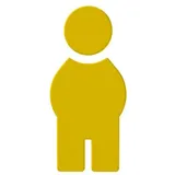 Hewi 801 Symbol Mann 801.91.01018 senfgelb, selbstklebend