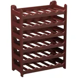 ARTECSIS Weinregal 36 Flaschen Braun