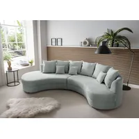 INOSIGN Ecksofa »Limoncello L-Form«, ergonomische Form blau