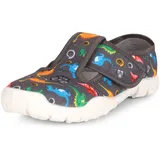 Ladeheid Kinder Hausschuhe LARW005 (Grau Dinosaurier, 35 EU) - 35 EU