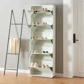[en.casa] Aure 180 x 63 x 20 cm weiß / weiß