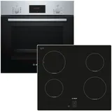 Bosch Backofen mit Induktionskochfeld - autark 60 cm Teleskopauszug 3D-Heißluft
