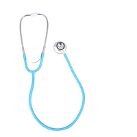 Tomotato Doppelkopf Stethoskop, Multifunktionales Doppelkopf Stethoskop für die Zwerchfelluntersuchung bei Erwachsenen oder Kindern(Blau)