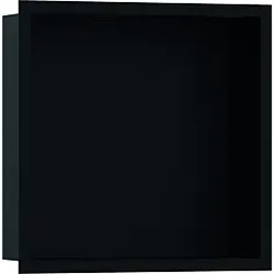 hansgrohe XtraStoris Wandnische 56098670 30x30x10cm, mit Designrahmen, mattschwarz, mattschwarz